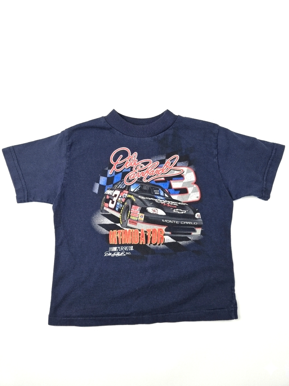 VTG Dale Earnhardt NASCAR Kids T-Shirt Size 5 Intimidator 3 Competitors View